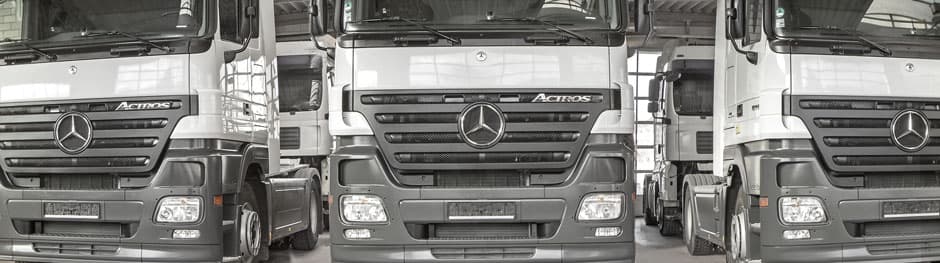 Mercedes-Benz Actros Zugmaschinen in der Werkstatt